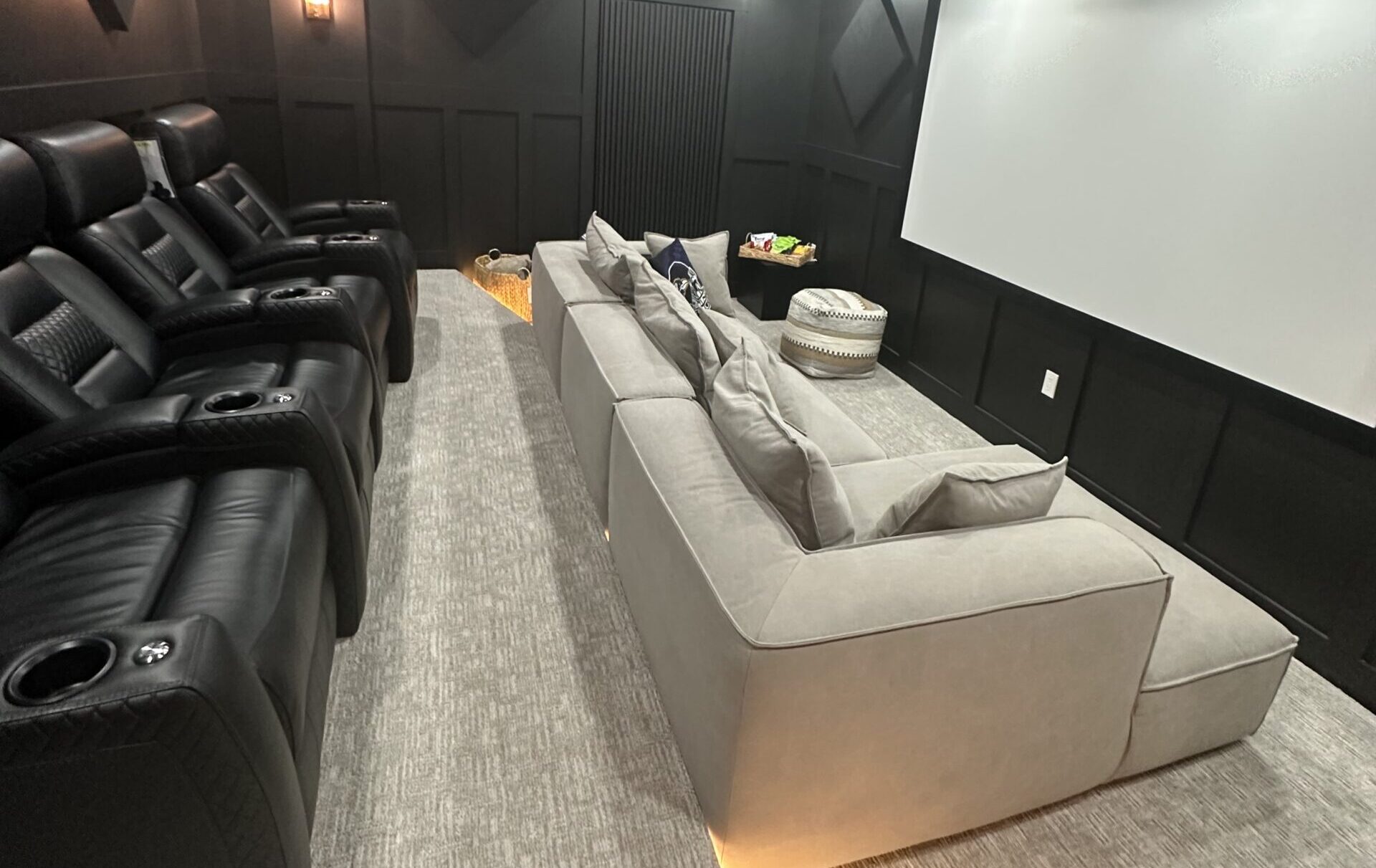 living room theater project